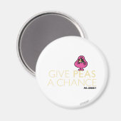Herr Greedy | Peas A Chance Magnet (Vorderseite/Rückseite)