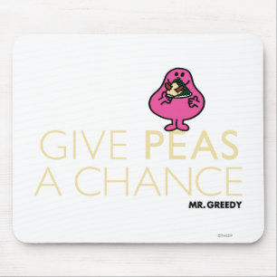 Herr Greedy   Peas A Chance Mousepad