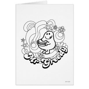 Herr Greedy   Schwarz-Weiß-Wirbel und Sterne