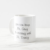 Herr Grey gegen Herrn Darcy - Tasse (Vorderseite Links)