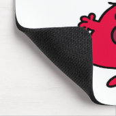 Herr Grob | Rotgesichtiger Zorn Mousepad (Ecke)