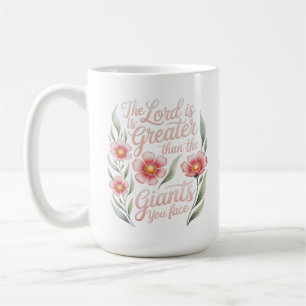 Herr größer als die Riesen, denen du gegenübersteh Kaffeetasse