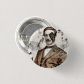 Herr Growlands Ersatzknopf Button (Vorne & Hinten)