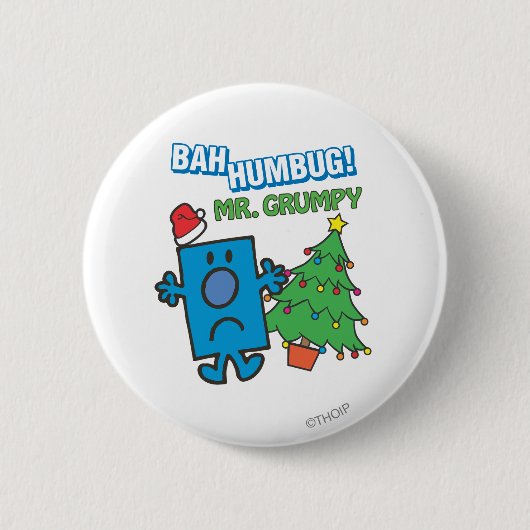 Herr Grumpy | Bah Humbug Button (Vorderseite)