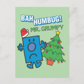 Herr Grumpy | Bah Humbug Postkarte (Vorderseite)