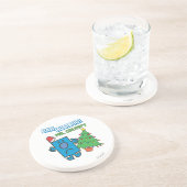 Herr Grumpy | Bah Humbug Sandstein Untersetzer (Seite)