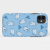 Herr Grumpy | Blue Emotion Toss Pattern Case-Mate iPhone Hülle (Rückseite (Horizontal))