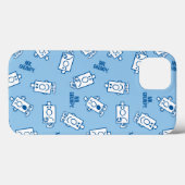 Herr Grumpy | Blue Emotion Toss Pattern Case-Mate iPhone Hülle (Rückseite (Horizontal))