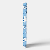 Herr Grumpy | Blue Emotion Toss Pattern Case-Mate iPhone Hülle (Rückseite / Rechts)