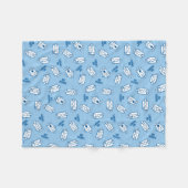 Herr Grumpy | Blue Emotion Toss Pattern Fleecedecke (Vorderseite (Horizontal))