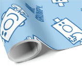 Herr Grumpy | Blue Emotion Toss Pattern Geschenkpapier (Rolleneckpunkt)