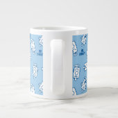 Herr Grumpy | Blue Emotion Toss Pattern Jumbo-Tasse (Rückseite)