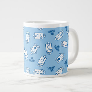 Herr Grumpy   Blue Emotion Toss Pattern Jumbo-Tasse