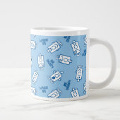 Herr Grumpy | Blue Emotion Toss Pattern Jumbo-Tasse (Rechts)