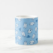 Herr Grumpy | Blue Emotion Toss Pattern Kaffeetasse (Mittel)