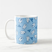 Herr Grumpy | Blue Emotion Toss Pattern Kaffeetasse (Links)
