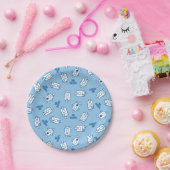 Herr Grumpy | Blue Emotion Toss Pattern Pappteller (Party)