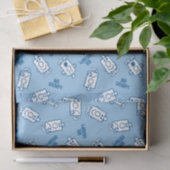Herr Grumpy | Blue Emotion Toss Pattern Seidenpapier (Geschenk)