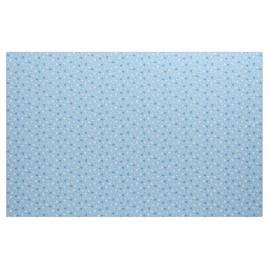 Herr Grumpy | Blue Emotion Toss Pattern Stoff (Yard (91,4 cm))