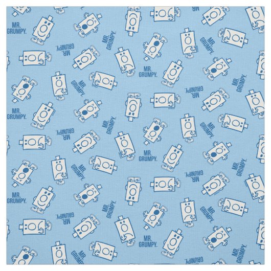 Herr Grumpy | Blue Emotion Toss Pattern Stoff (Muster)