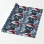 Herr Grumpy Face Weihnachtskatze Geschenkpapier (Ungerollt)