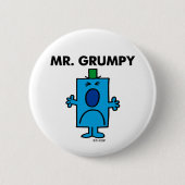 Herr Grumpy | Frowning Face Button (Vorderseite)