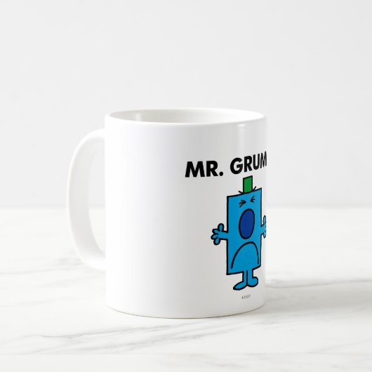Herr Grumpy | Frowning Face Kaffeetasse (Vorderseite Links)