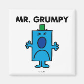 Herr Grumpy | Frowning Face Magnet (Vorne)