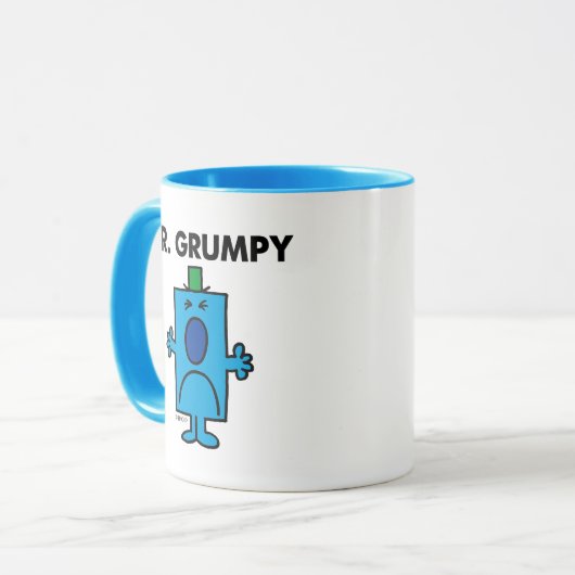 Herr Grumpy | Frowning Face Tasse (Vorderseite Links)