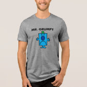 Herr Grumpy | Frowning Face Tri-Blend Shirt (Vorderseite)