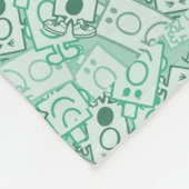 Herr Grumpy | Green Name and Character Toss Patter Fleecedecke (Ecke)