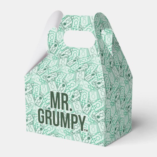 Herr Grumpy | Green Name and Character Toss Patter Geschenkschachtel (Rückseite)