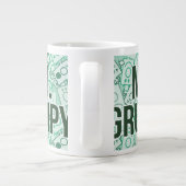 Herr Grumpy | Green Name and Character Toss Patter Jumbo-Tasse (Rückseite)