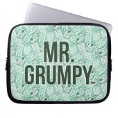 Herr Grumpy | Green Name and Character Toss Patter Laptopschutzhülle (Vorderseite)