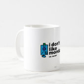 Herr Grumpy mag den Montag nicht Kaffeetasse (Vorderseite Links)