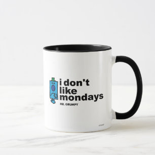 Herr Grumpy mag den Montag nicht Tasse