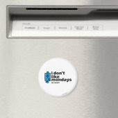 Herr Grumpy mag Montag nicht Magnet (In Situ (Geschirrspüler))