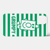 Herr Grumpy | Mischegrube und grüne Streifen Case-Mate iPhone Hülle (Rückseite (Horizontal))
