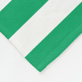 Herr Grumpy | Mischegrube und grüne Streifen Fleecedecke (Ecke)