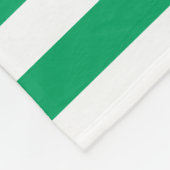 Herr Grumpy | Mischegrube und grüne Streifen Fleecedecke (Ecke)