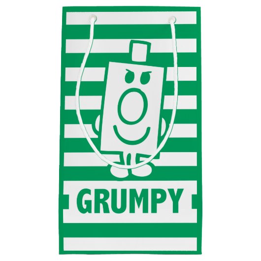 Herr Grumpy | Mischegrube und grüne Streifen Kleine Geschenktüte (Vorderseite)