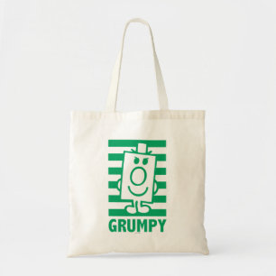 Herr Grumpy Mischegrube und grüne Streifen Tragetasche