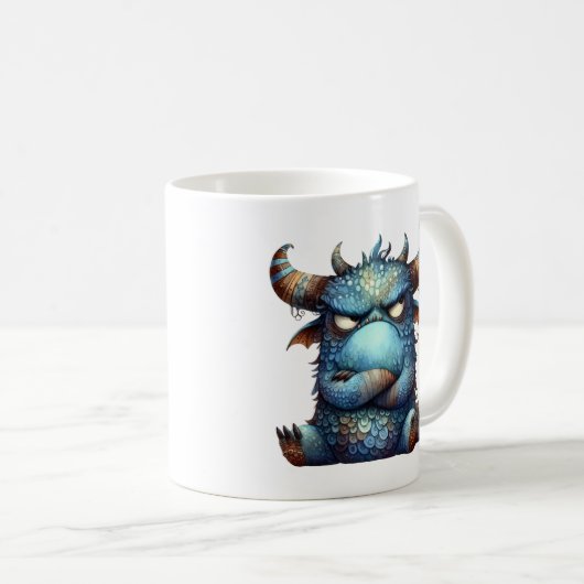 Herr Grumpy Monster Kaffeetasse (VorderseiteRechts)