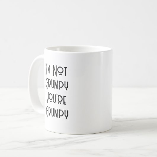 Herr Grumpy Monster Kaffeetasse (Vorderseite Links)