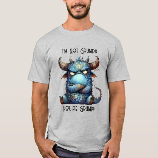 Herr Grumpy Monster T-Shirt (Vorderseite)