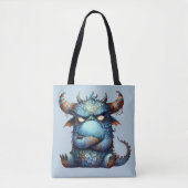 Herr Grumpy Monster Tote Bag Tasche (Vorderseite)