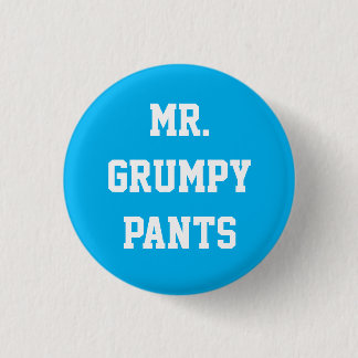 Herr Grumpy Pants Button