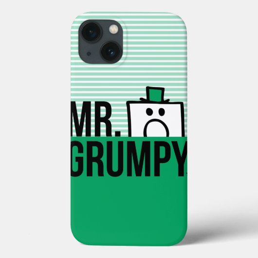 Herr Grumpy | Peeking Head over Name Case-Mate iPhone Hülle (Rückseite)