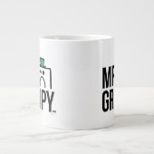 Herr Grumpy | Peeking Head over Name Jumbo-Tasse (Vorderseite)