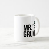 Herr Grumpy | Peeking Head over Name Kaffeetasse (VorderseiteRechts)